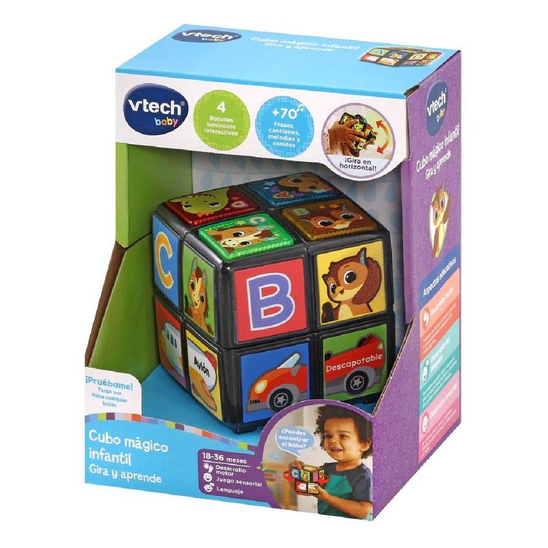 CUBO MAGICO INFANTIL GIRA Y APRENDE VTECH-2