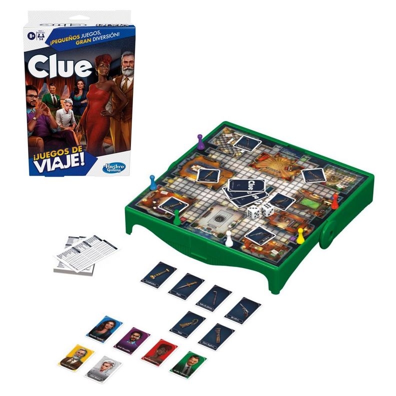 NUEVO JUEGOS DE VIAJE - CLUE-0