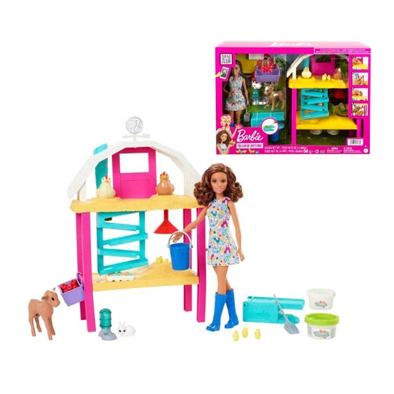 Barbie Set De Diversión En La Granja-0
