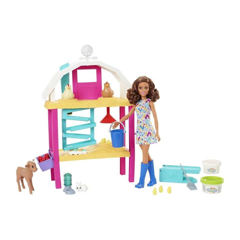 Barbie Set De Diversión En La Granja-1