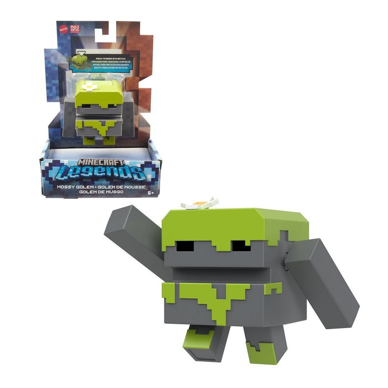 MINECRAFT LEGENDS FIGURAS FIDGET 8CM - GOLEM DE MOUSSE-0