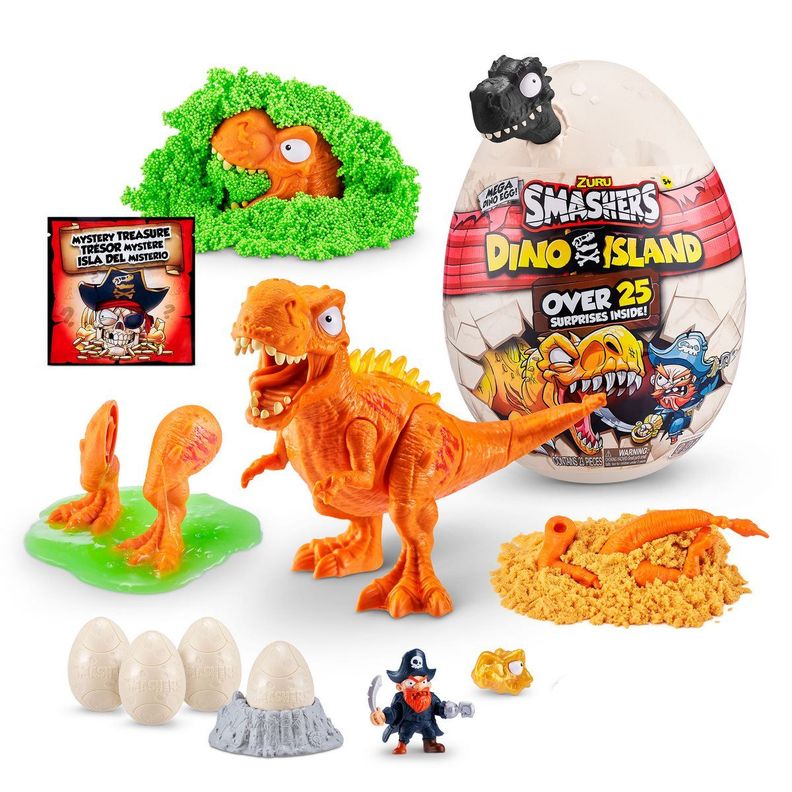 Huevo Epico Smashers Dino Island Zuru - Café-0