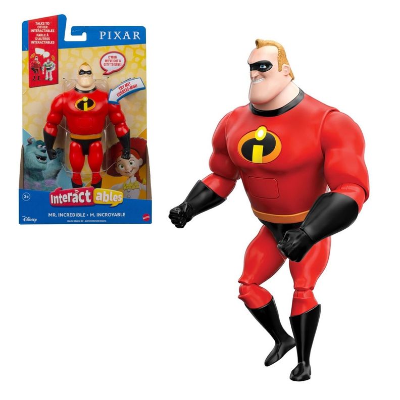 Pixar Figuras Interactivas 18 Cm Mattel - Mr. Increíble-0