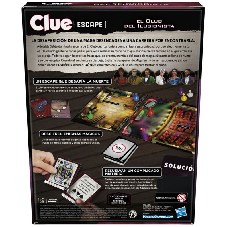 CLUE ESCAPE EL CLUB DEL ILUSIONISTA-8