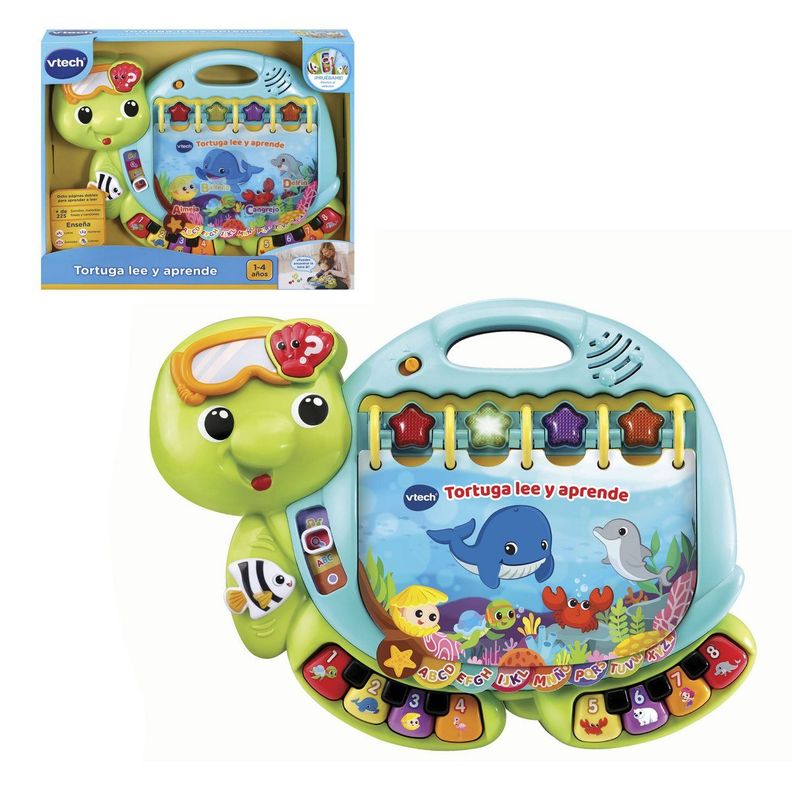 Vtech Tortuga Lee Y Aprende-0