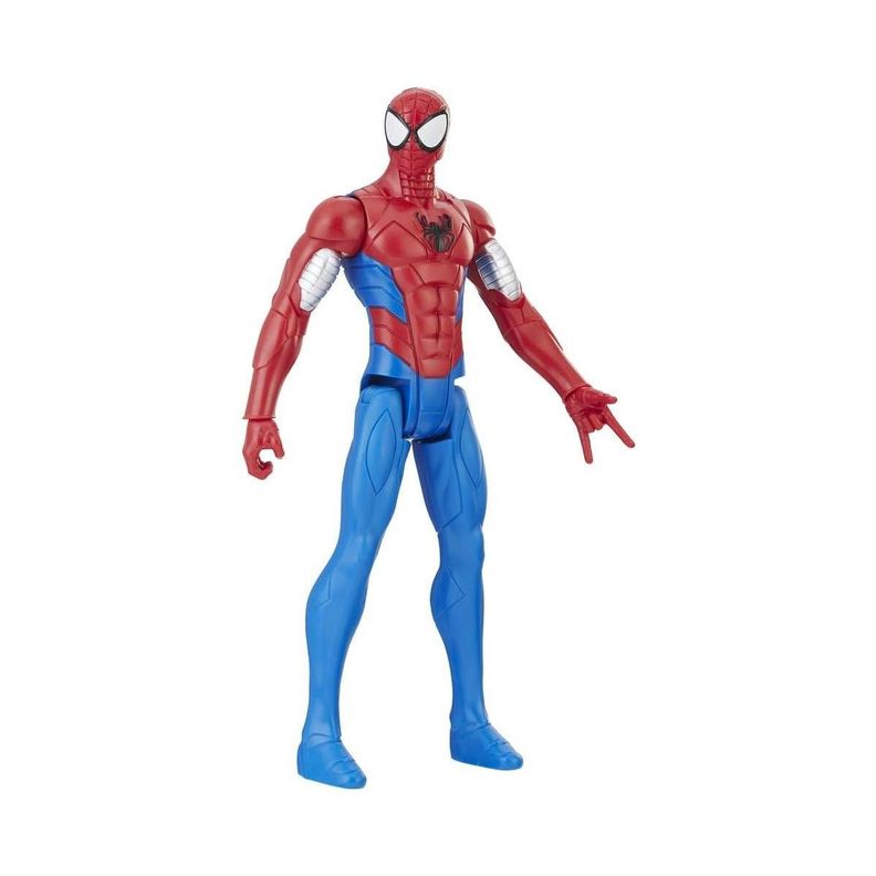 Spiderman Figura Titan Heroe Web Warriors Hasbro - Armored-1