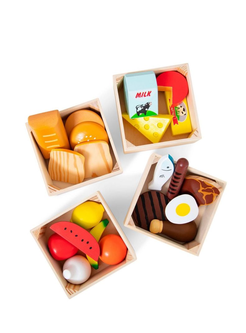 Juguete didactico Melissa y Doug set de alimentos 21 piezas