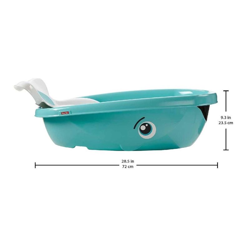 Fisher-Price Baby Bañera Para Bebés Ballena Hora Del Baño-3