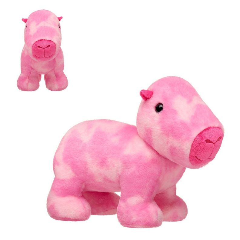 Peluche Build a Bear capibara rosa coleccion