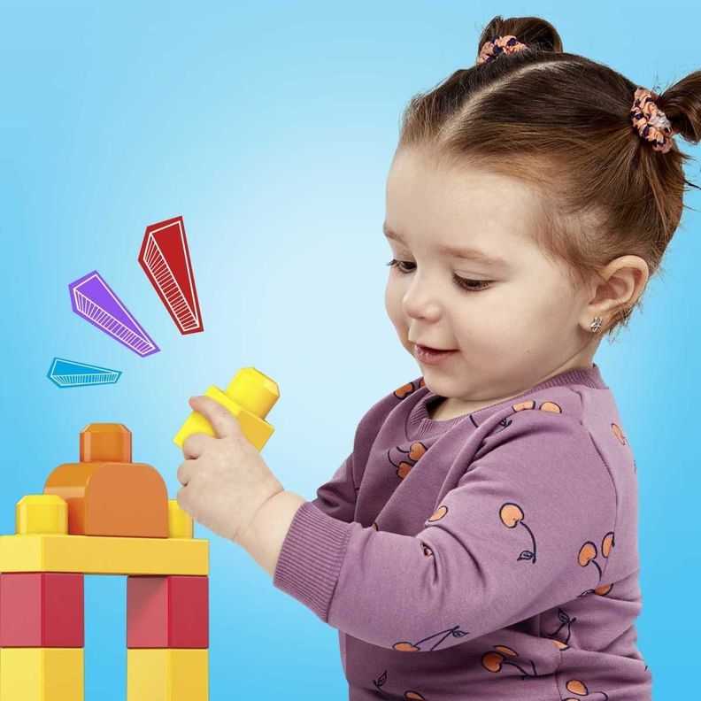 Mega Bloks Clásica Bolsa De 60 Piezas-1