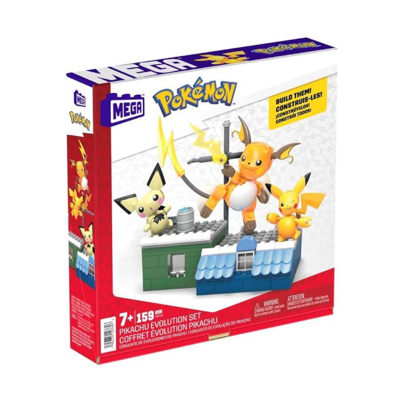Mega Juguete De Construcción Set De Evoluciones De Pikachu Pokémon