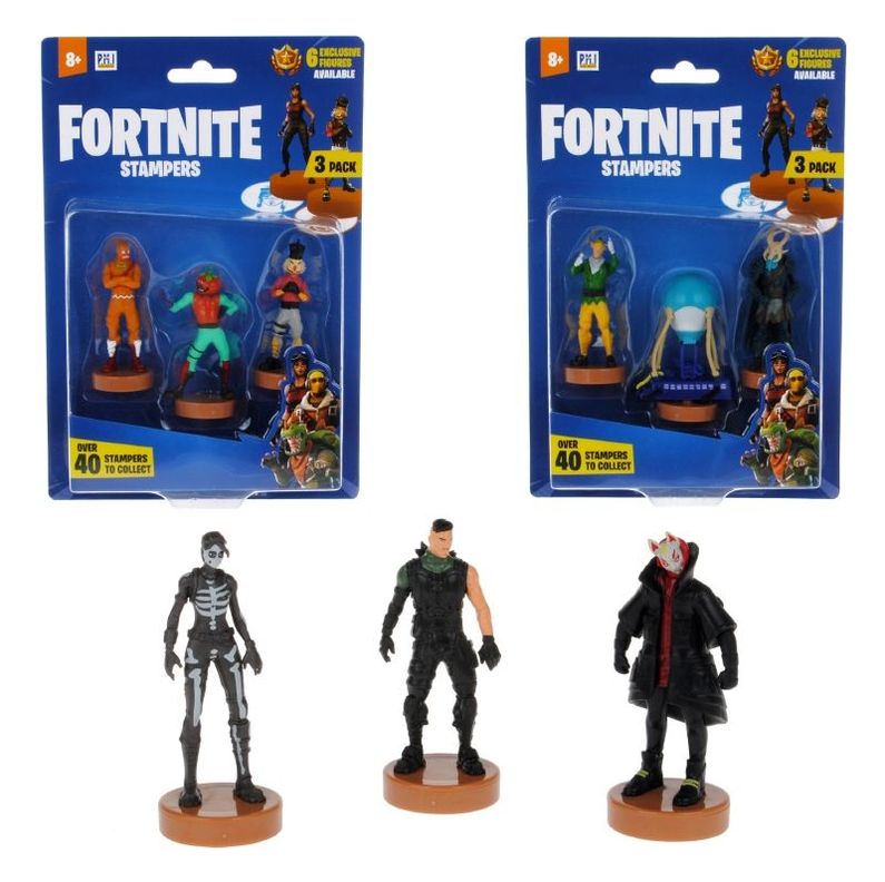 Pack 3 Figuras Timbre Fortnite