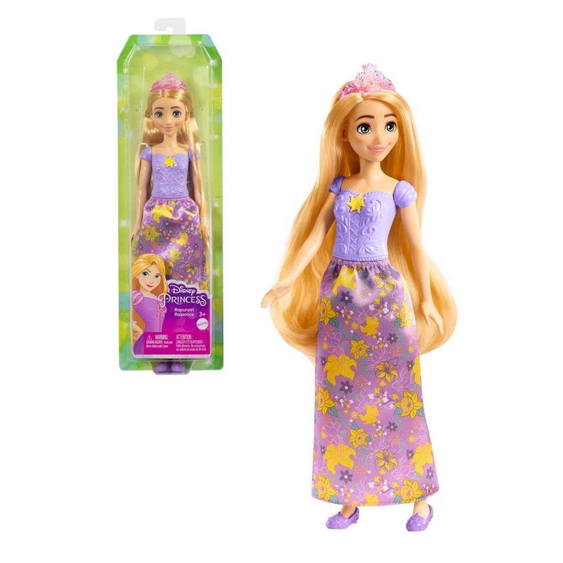 Disney Princesa Muñeca Con Falda Estampada - Rapunzel-0