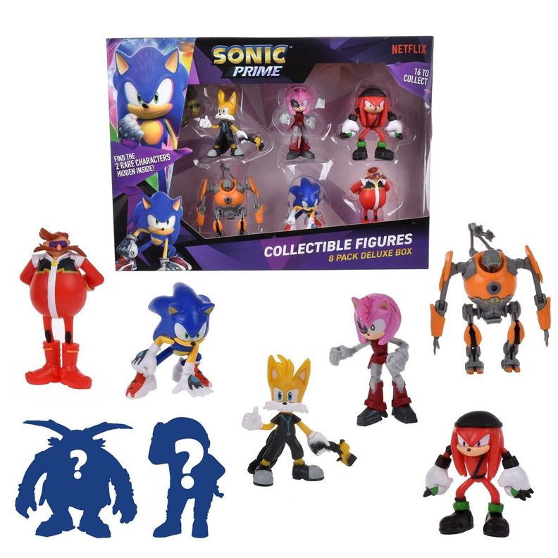 Pack 8 Figuras Sonic De 7 Cms - Pack-1 Tails-0