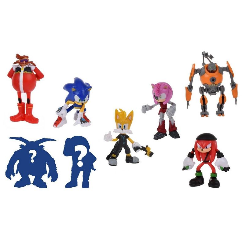 Pack 8 Figuras Sonic De 7 Cms - Pack-1 Tails-1