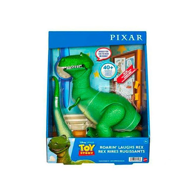 DISNEY PIXAR TOY STORY FIGURA REX CON FRASES Y SONIDOS 30CM-1