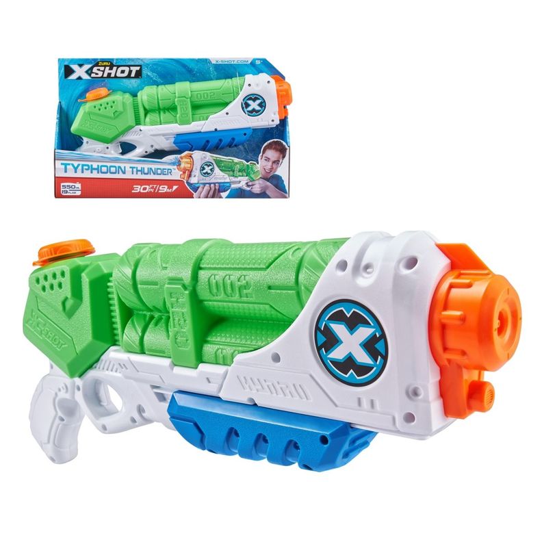 Lanza Agua De 550ml Typhoon Thunder X-shot-0