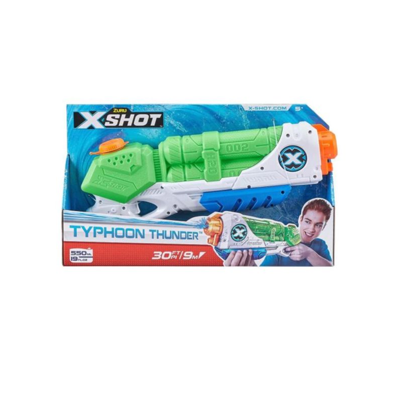 Lanza Agua De 550ml Typhoon Thunder X-shot-7
