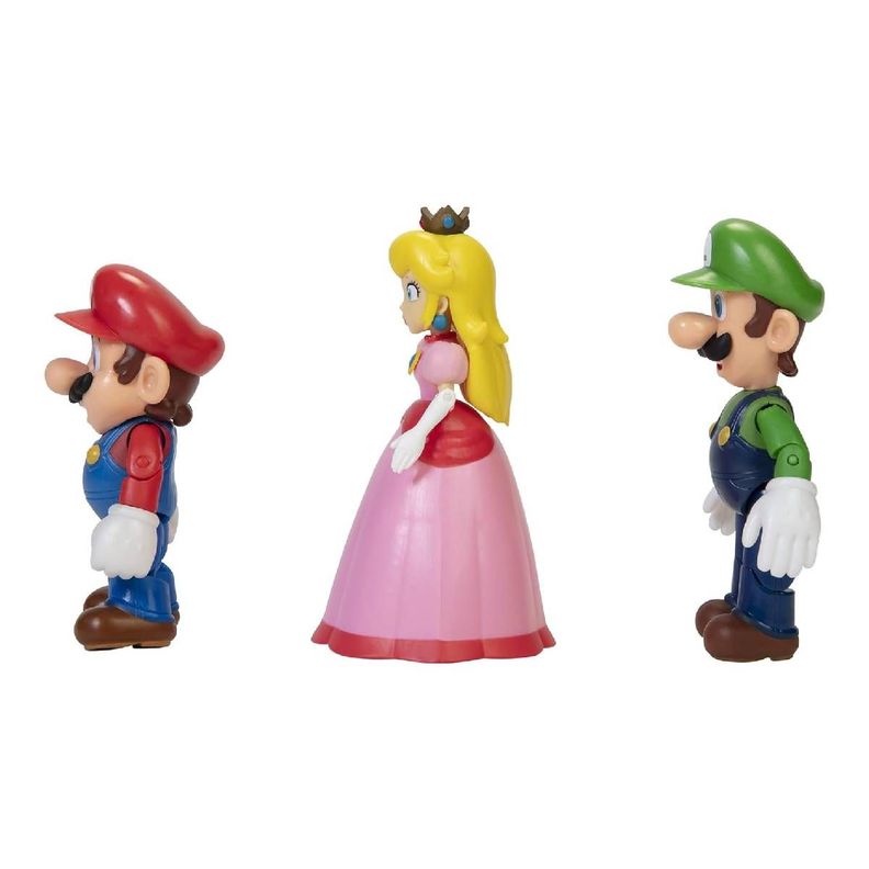 Pack Figura Super Mario Mushroom Kingdom X 9Cm-2