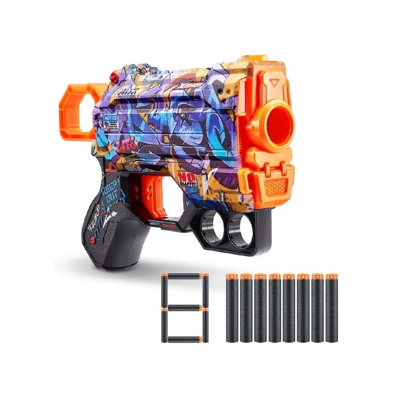 Lanza Dardos Skins Con 8 Dardos X-Shot - Spray Tag-6
