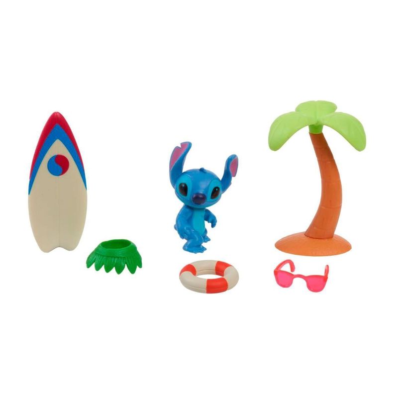 Figura STITCH coleccion surfista con accesorios
