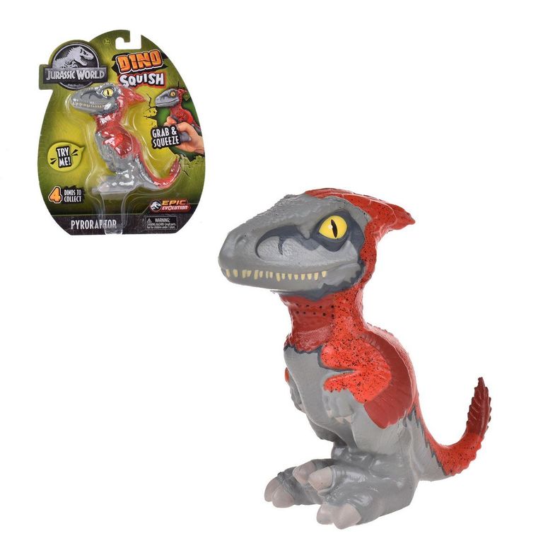 JURASSIC WORLD DINO SQUISH - PYRORAPTOR-0
