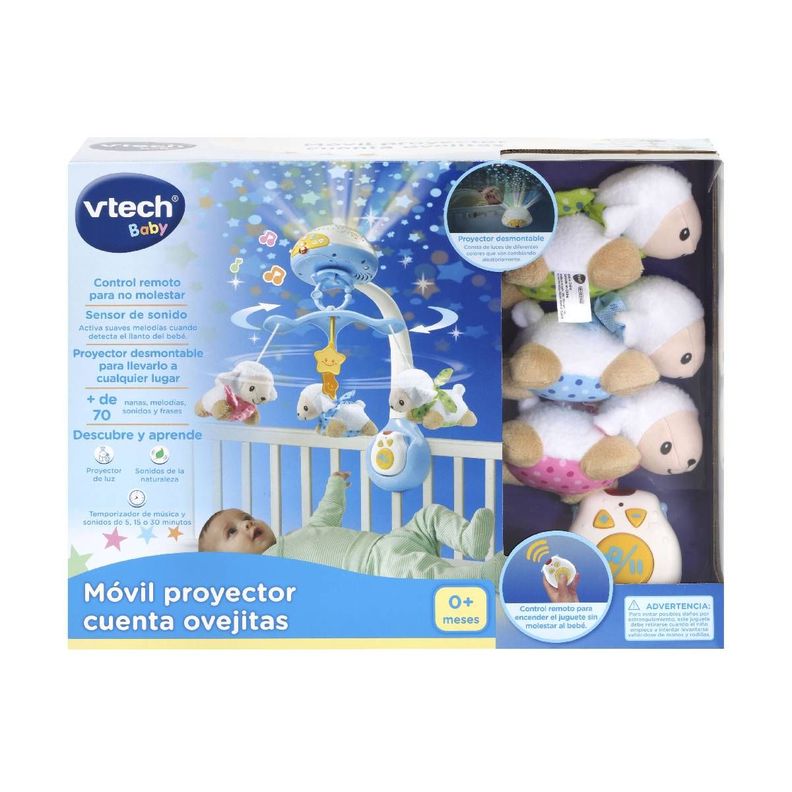 Móvil Proyector Cuenta Vtech Ovejitas-9