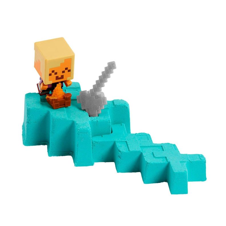 FIGURA DE ACCION MINECRAFT VANILLA MINI MINING - AMARILLO-1