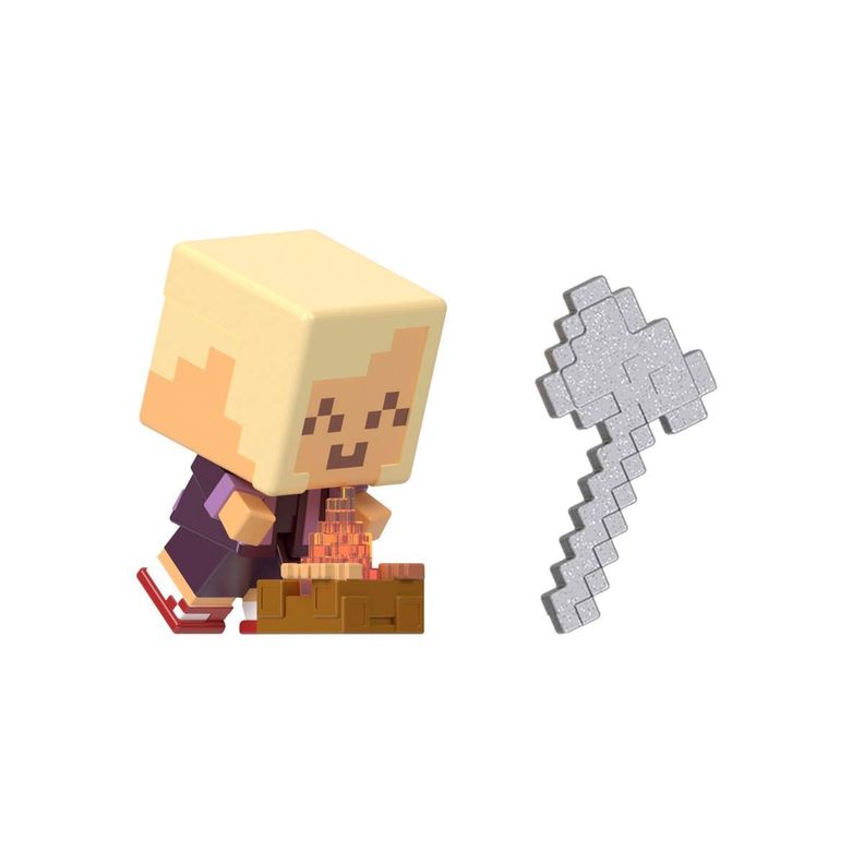 FIGURA DE ACCION MINECRAFT VANILLA MINI MINING - AMARILLO-2