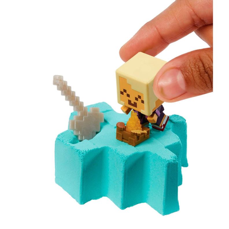 FIGURA DE ACCION MINECRAFT VANILLA MINI MINING - AMARILLO-4
