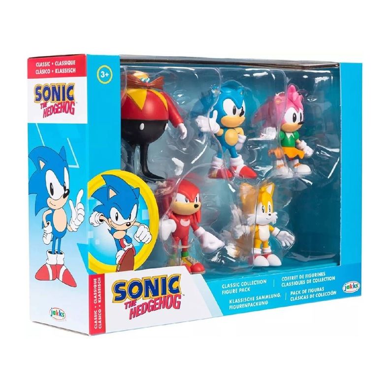 Pack 5 Figuras De 6 Cms Sonic-6