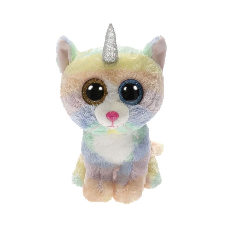 HEATHER - CAT WITH HORN MED TY BEANIE BOOS-0