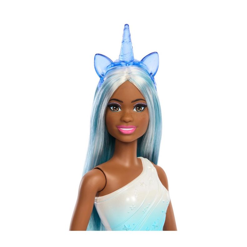 BARBIE FANTASIA A MUÑECA UNICORNIO FALDAS DE ENSUEÑO-CELESTE-3
