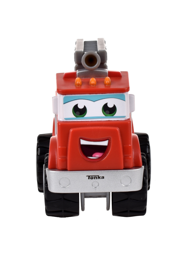 Vehiculo pullback chuck and friends tonka - camion boquilla