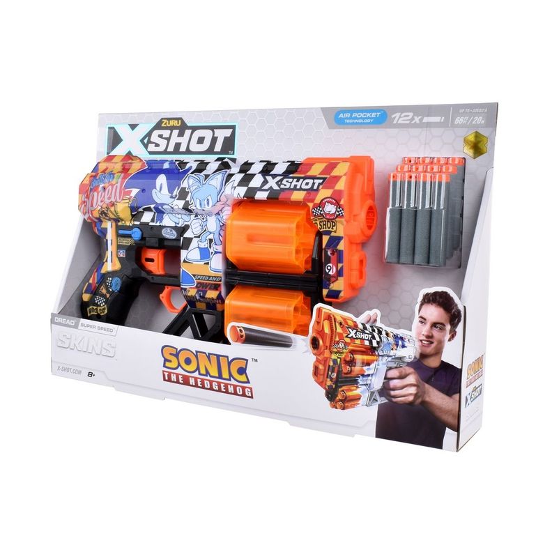LANZADOR SKIN SONIC X-SHOT-SUPER SPEED-2