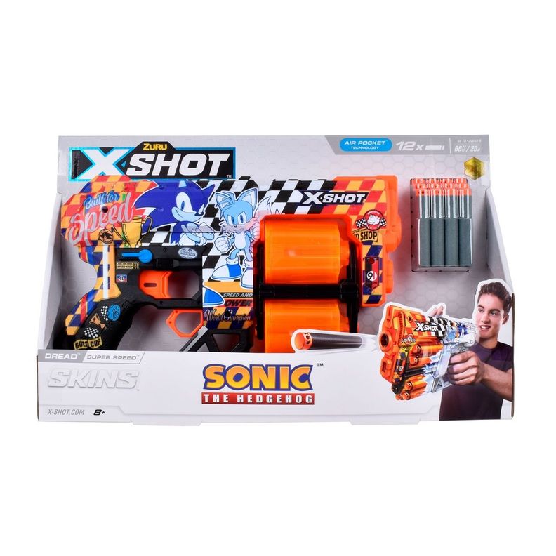 LANZADOR SKIN SONIC X-SHOT-SUPER SPEED-3
