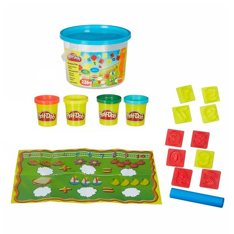 Play Doh Mini Balde - Números-0