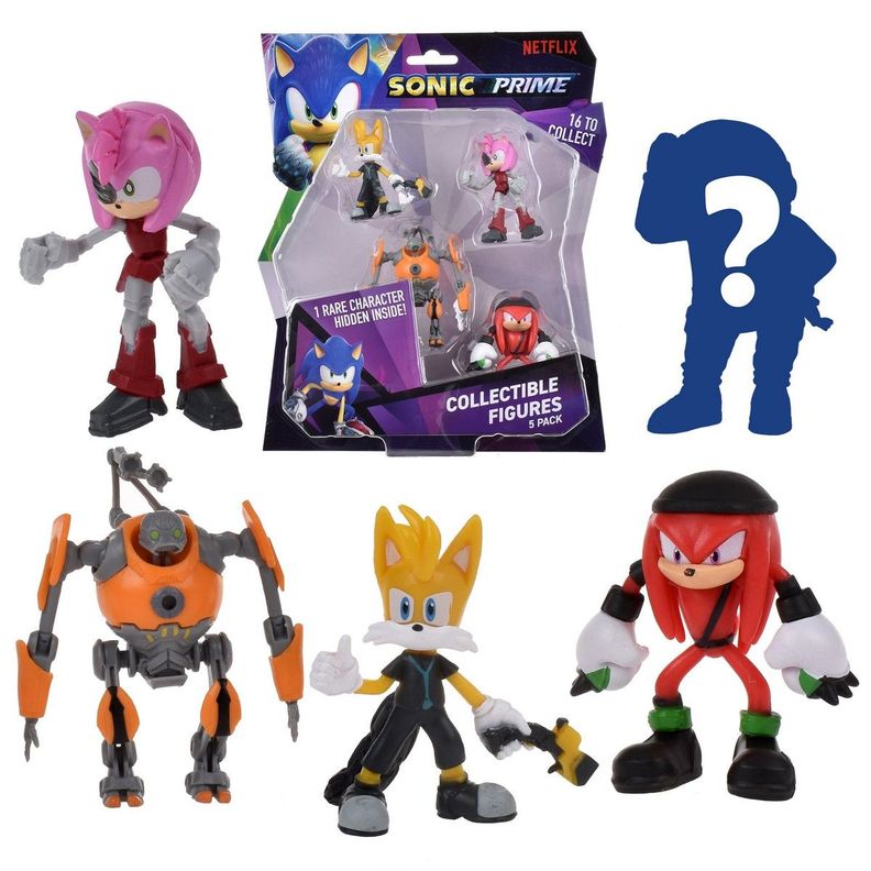 Pack 5 Figuras Sonic De 7 Cms - Tails-0