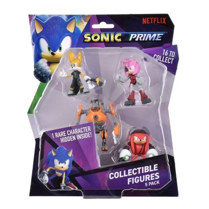 Pack 5 Figuras Sonic De 7 Cms - Tails-1