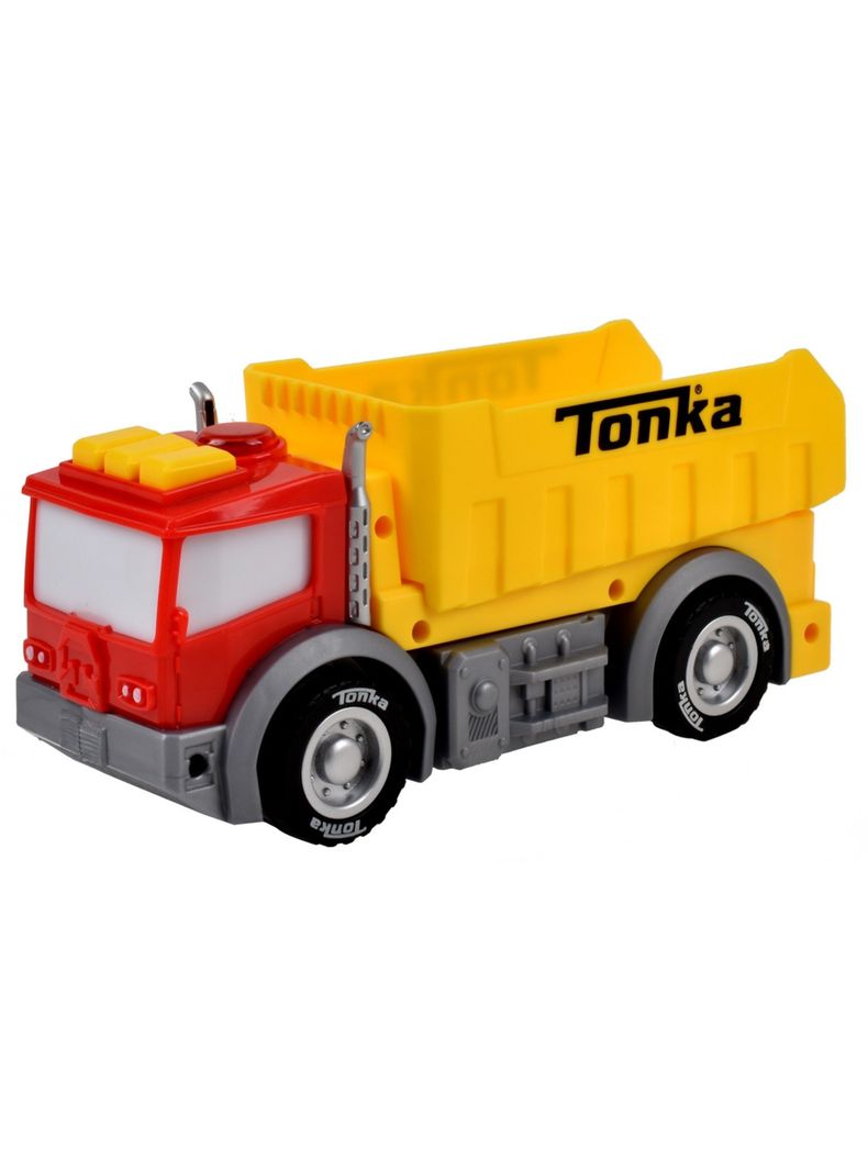 Vehiculo tonka 18 cms con luces y sonidos - camion volquete
