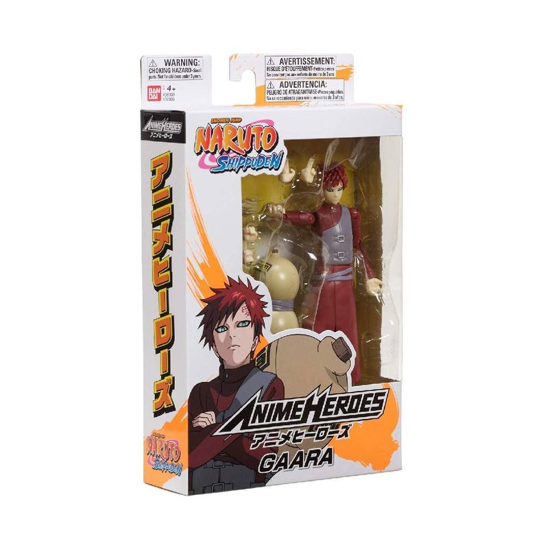 Figura 17 Cm Anime Heroes Naruto De Bandai - Gaara-8