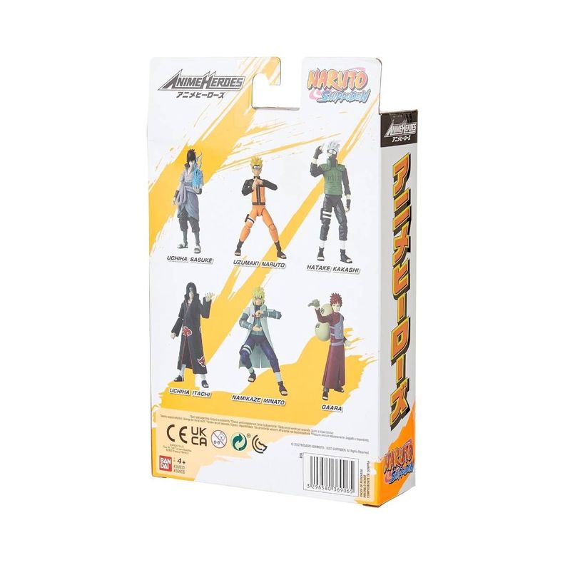 Figura 17 Cm Anime Heroes Naruto De Bandai - Gaara-9