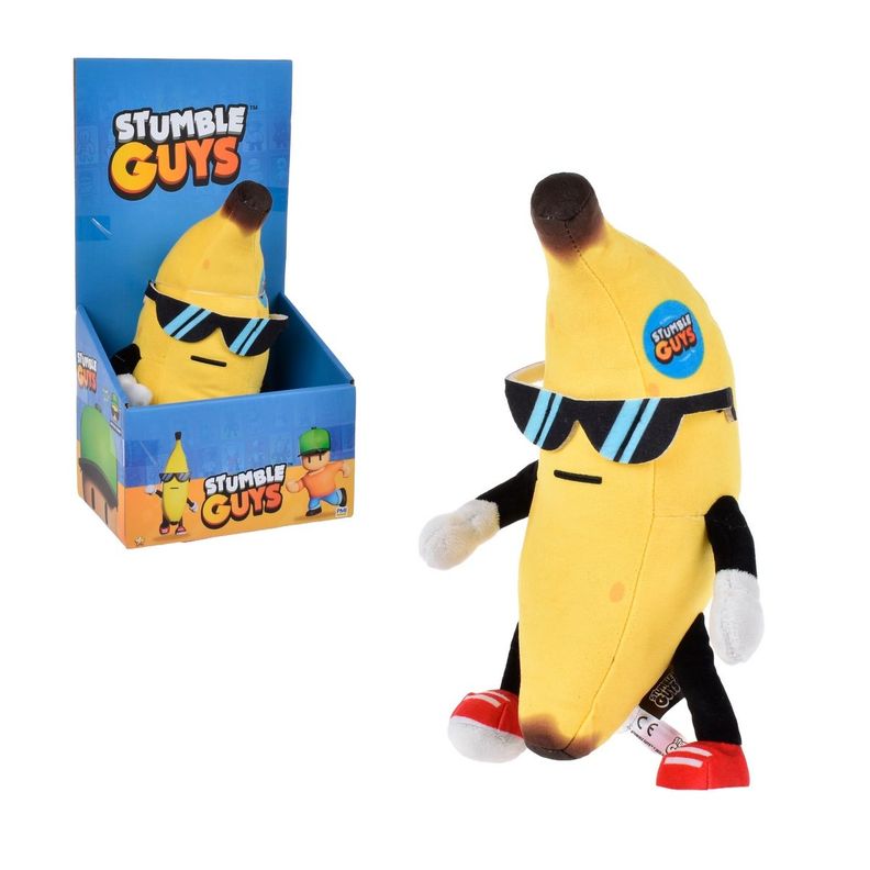 PELUCHE 30 CMS ELECTRONICO STUMBLE GUYS - BANANA GUY-0