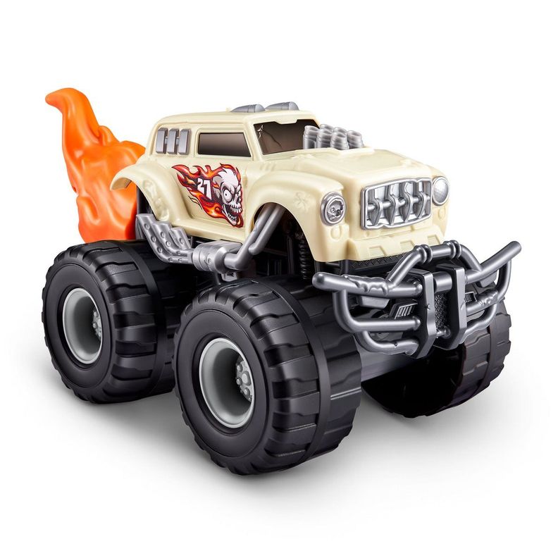 RUEDA SORPRESA CON PLAYSET MONSTER TRUCK ZURU - NARANJA-0