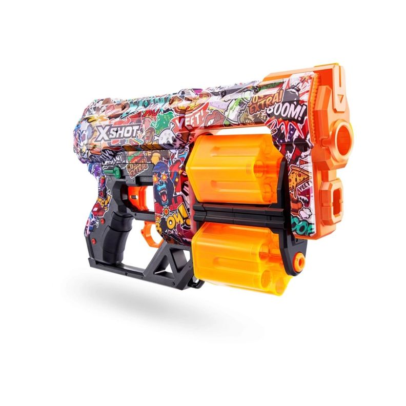 Lanza Dardos Dread Skins Con 12 Dardos X-Shot - Sketch-7