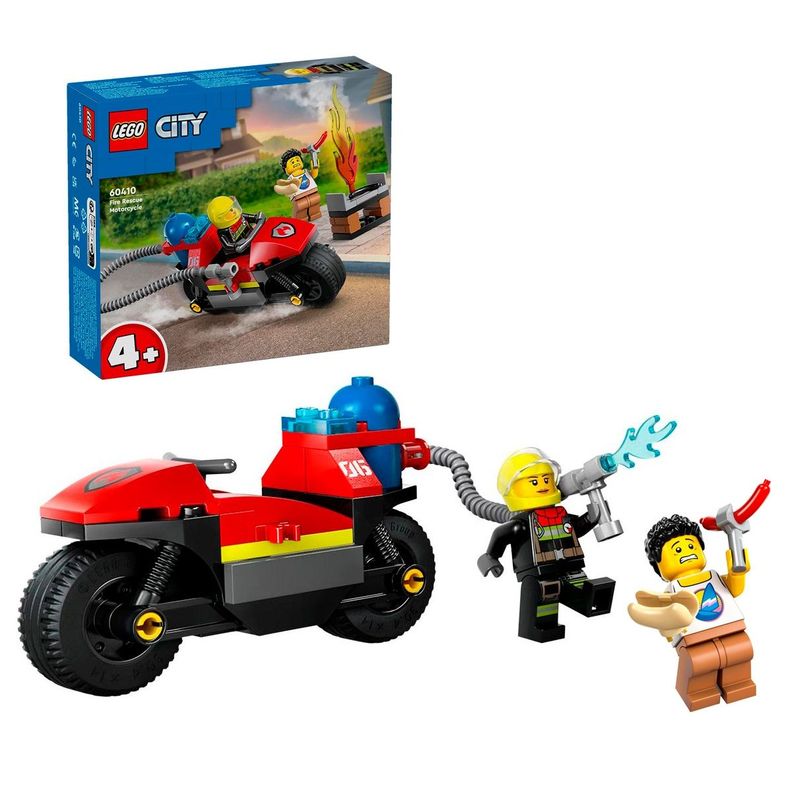 MOTO DE RESCATE DE BOMBEROS LEGO CITY-0