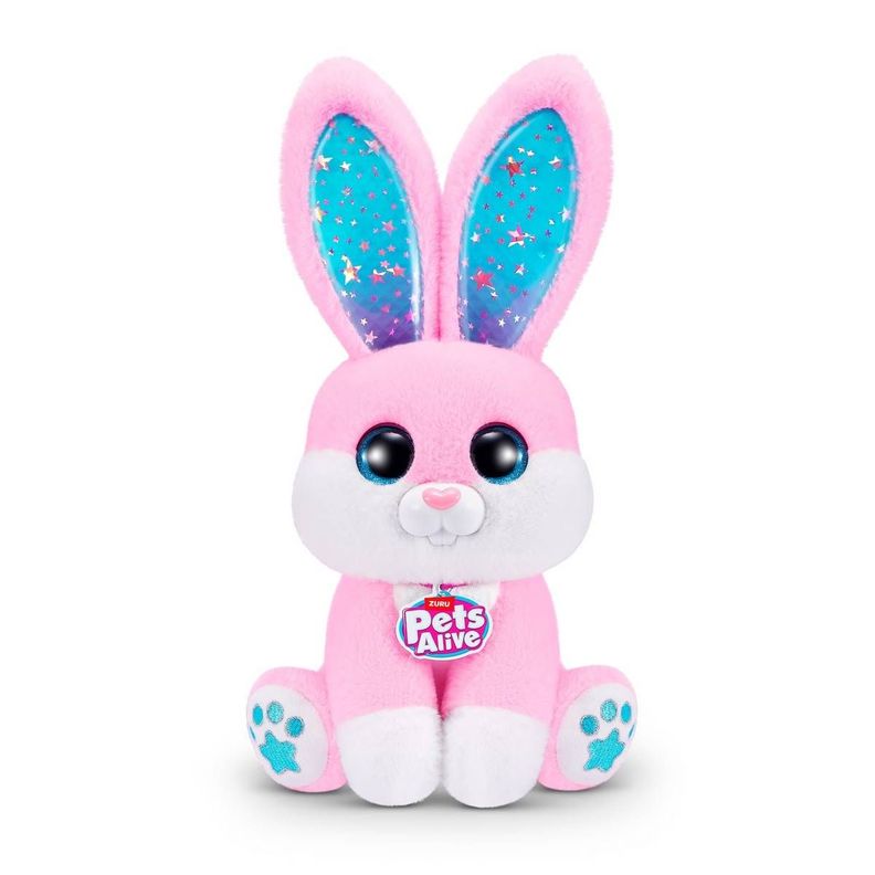 PELUCHE CONEJO EN SOMBRERO DE COPA PETS ALIVE ZURU - ROSADO-0