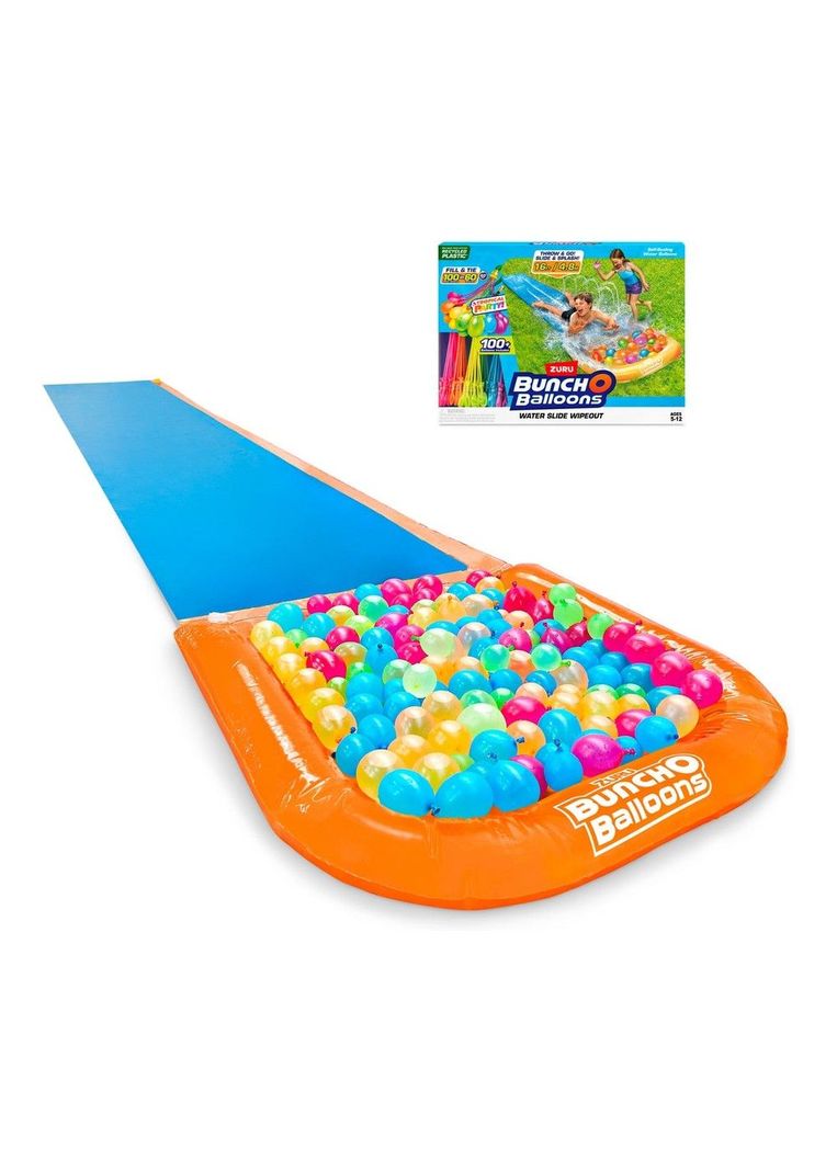 Deslizador de agua Bunch O Balloons con 3 boquillas rapidas