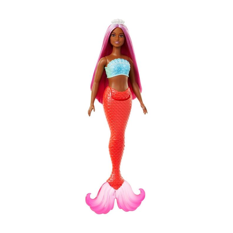 BARBIE FANTASIA MUÑECA SIRENAS - CABELLO MAGENTA-0