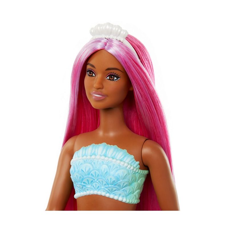BARBIE FANTASIA MUÑECA SIRENAS - CABELLO MAGENTA-1